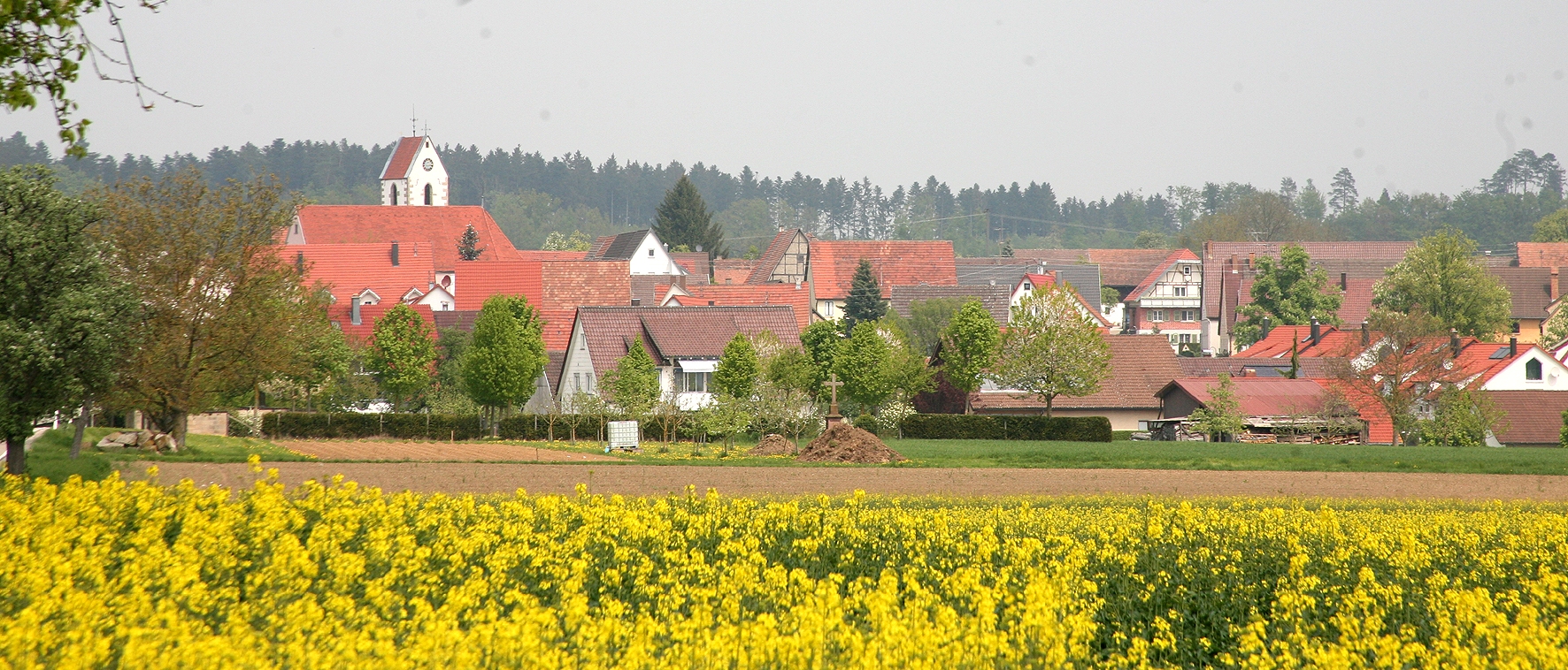 Auf diesem Bild habenSie die Aussicht auf Göttelfingen.