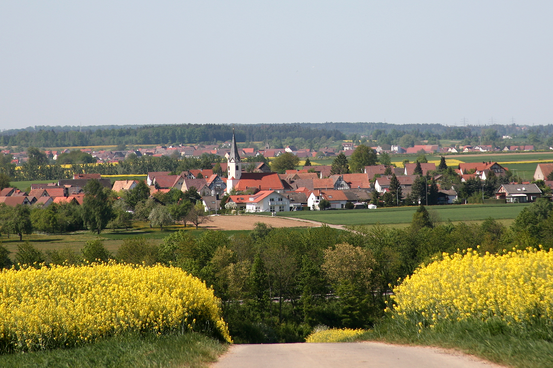 Auf diesem Bild haben Sie die Aussicht auf Rohrdorf.